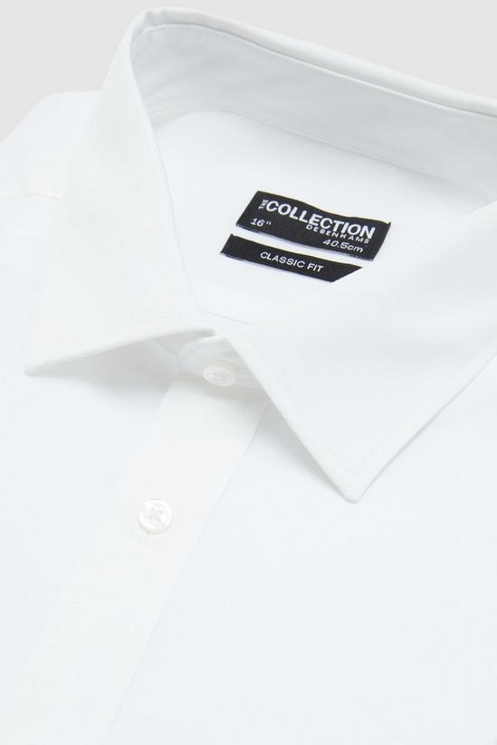Debenhams Long Sleeve Classic Fit Plain Shirt 5