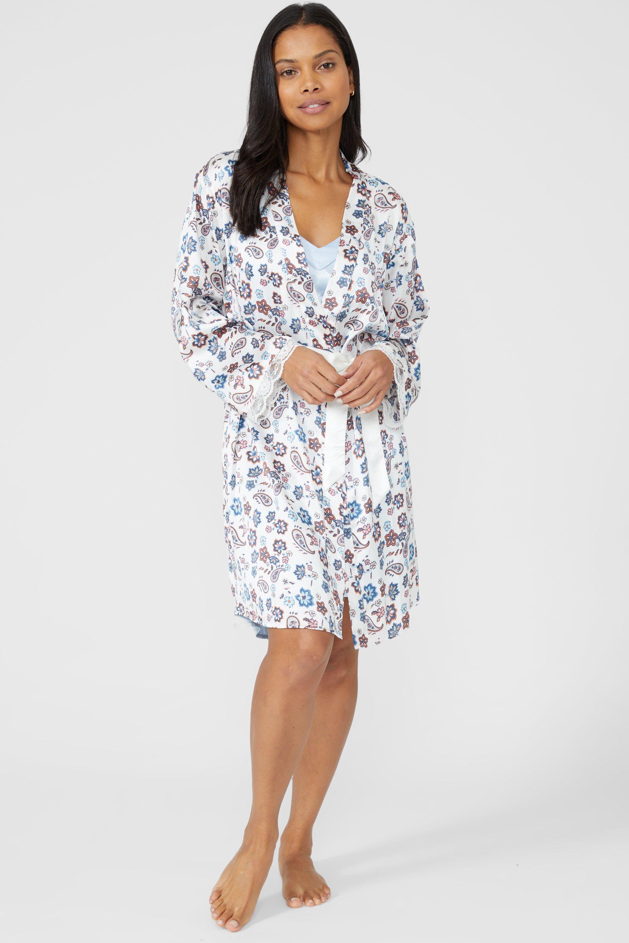 Rerooted Floral Satin Midi Wrap