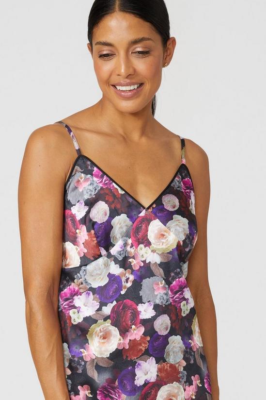 Debenhams Floral Wilderness Short Chemise With Lace 2