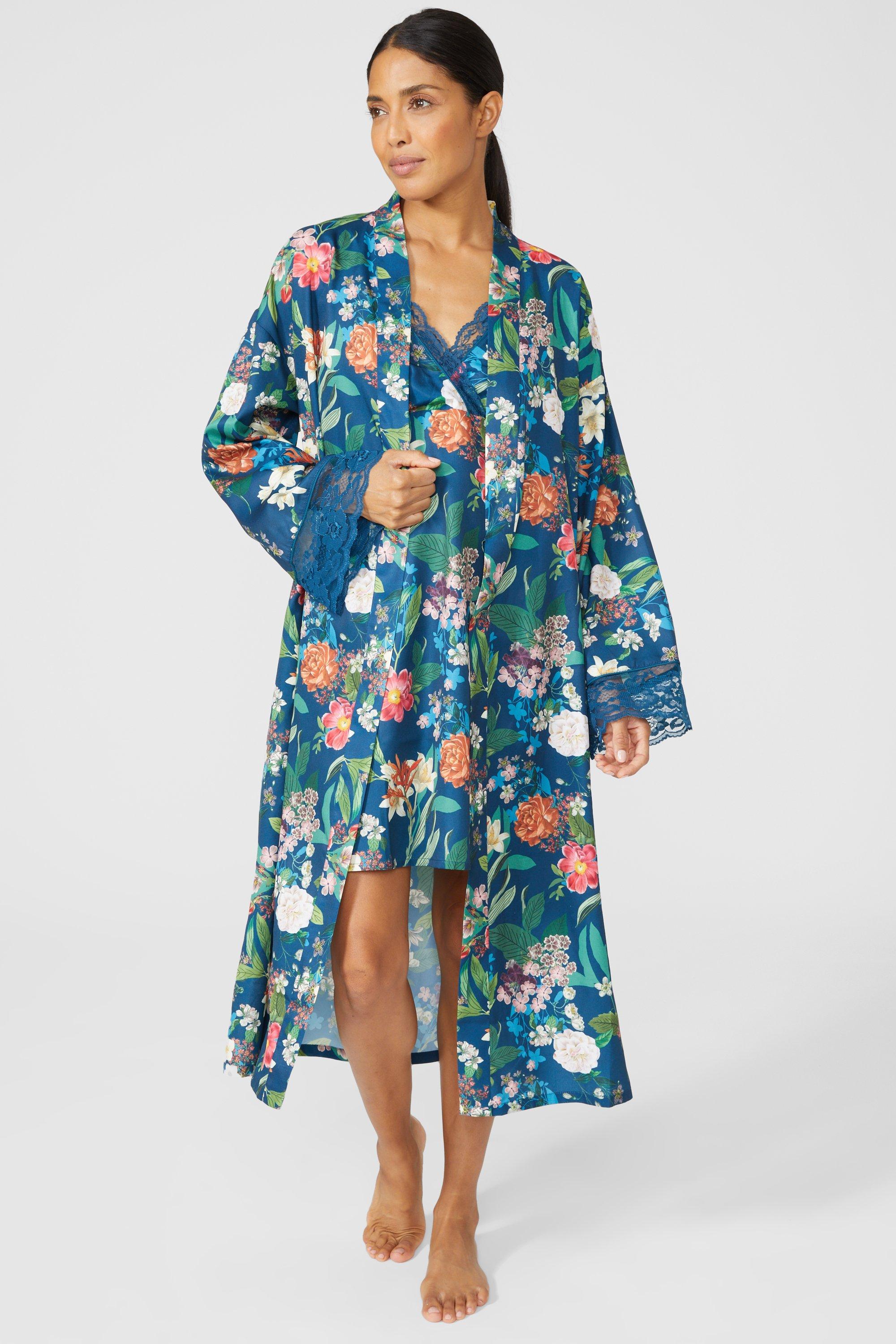 Nightwear | Botanical Floral Long Wrap | Debenhams