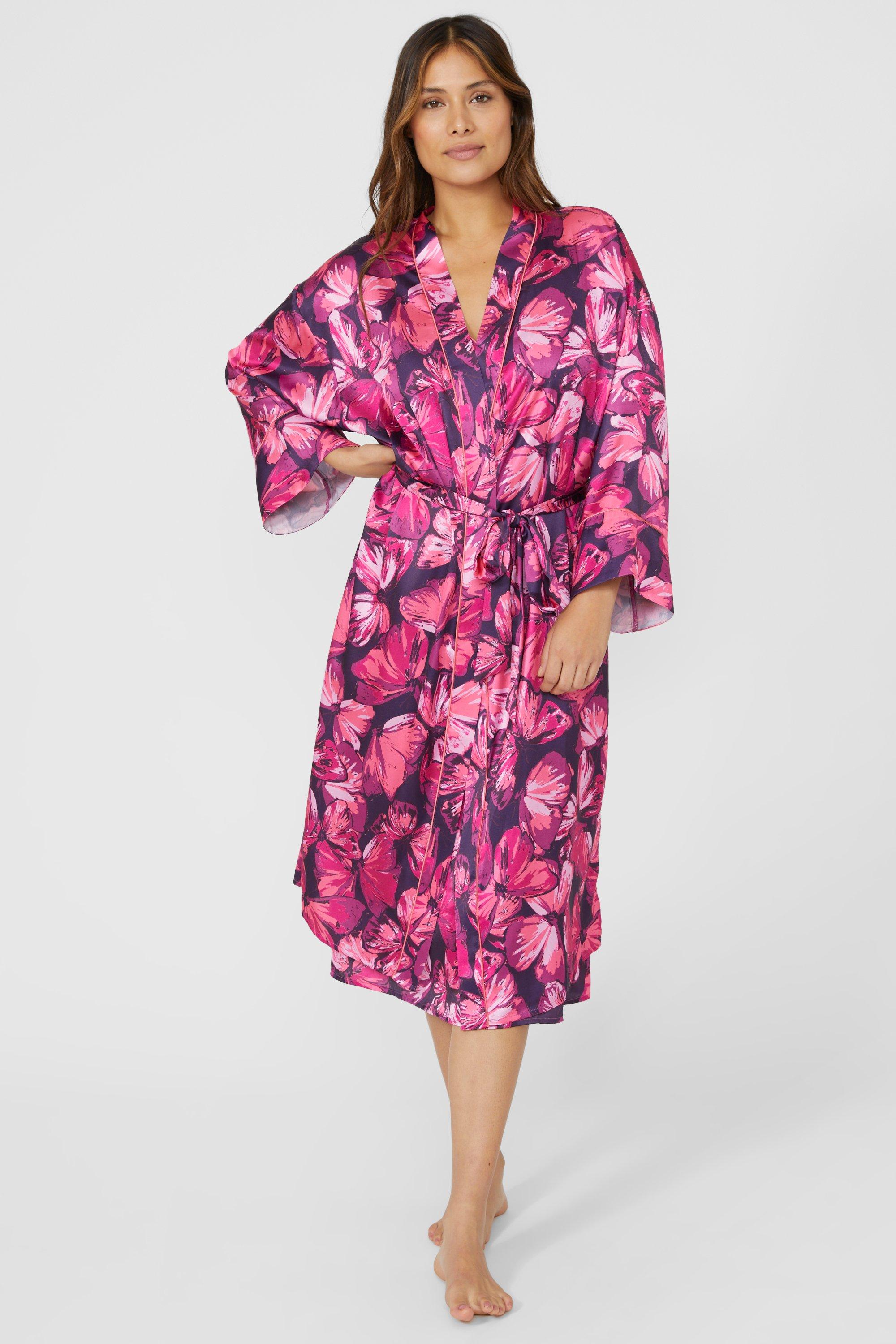 Nightwear | Butterfly Satin Wrap | Debenhams