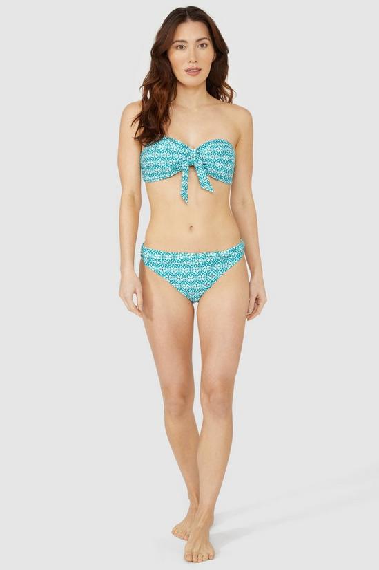 Mantaray Savannah Tile Bandeau Bikini Top 4