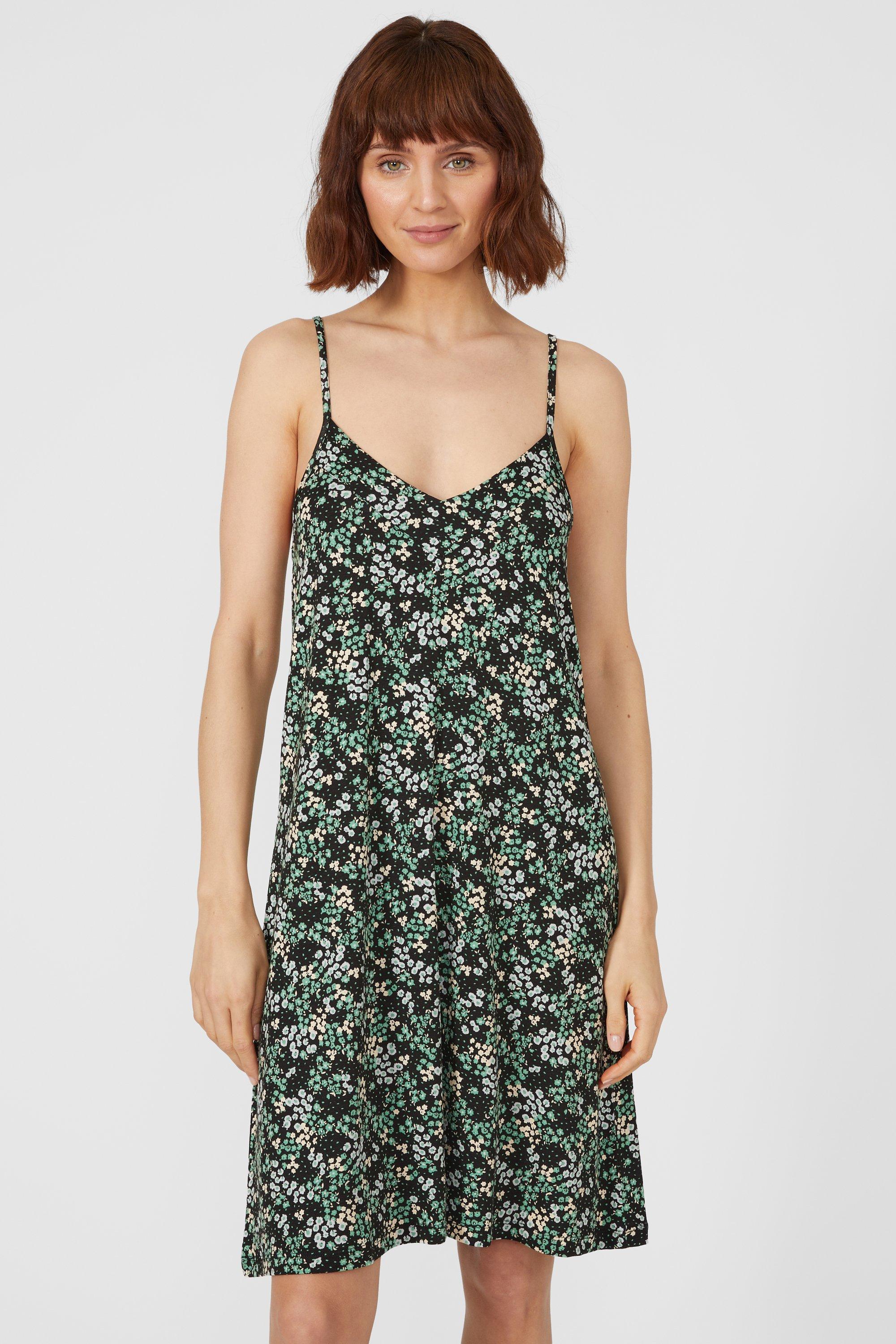 Ditsy Printed Jersey Short Chemise