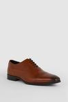Maine Wide Fit Leather Lea Chisel Toe Oxford Lace Up Shoes thumbnail 3