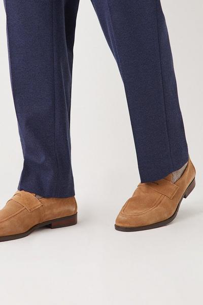 Suede Alma Pepperpot Penny Loafers