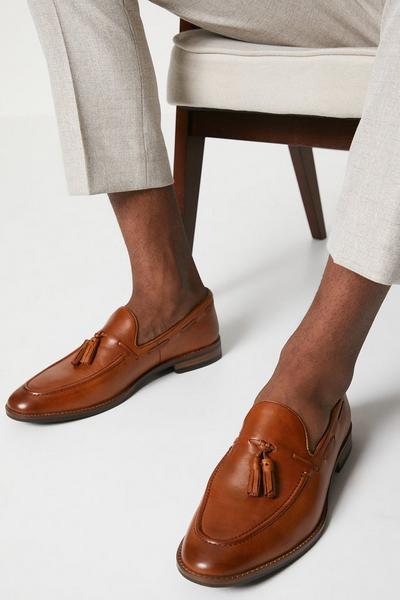 Leather Abingdon Tassel Loafers