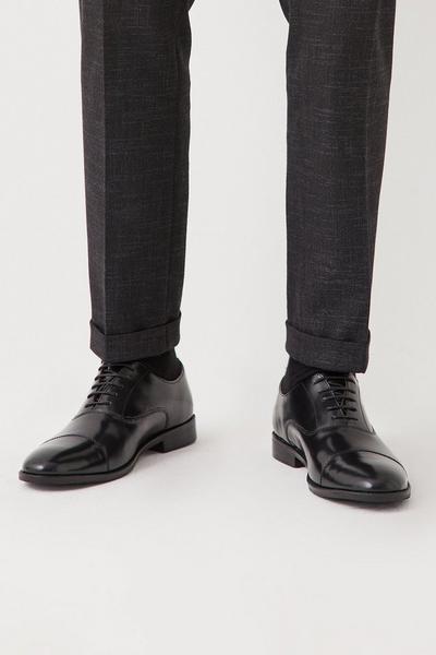 Leather Northmoor High Shine Lace Up Oxford Shoes
