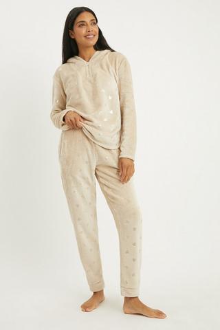 Fleece Long Sleeve Pyjamas