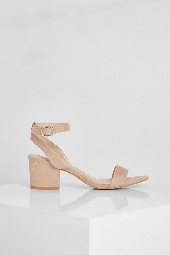 boohoo Low Block Barely There Heels 3