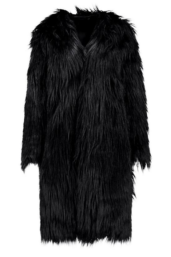 boohoo Shaggy Faux Fur Coat 3