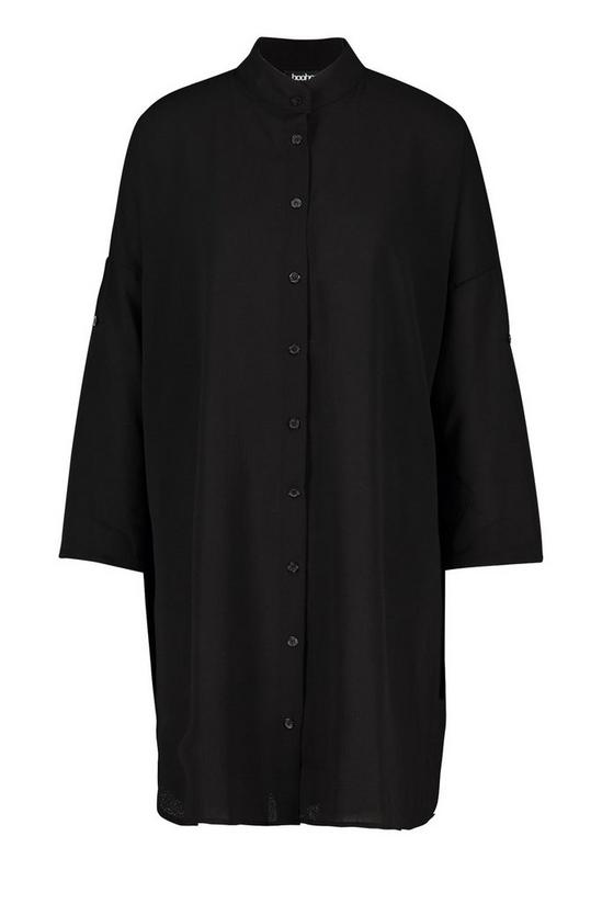 boohoo Longline Oversized Sleeve Shirt 3