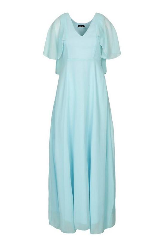 Dresses | Chiffon Cape Sleeve Maxi Bridesmaid Dress | boohoo