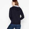 Maine Hooded Stabstitch Zip Through Sweat Top thumbnail 4