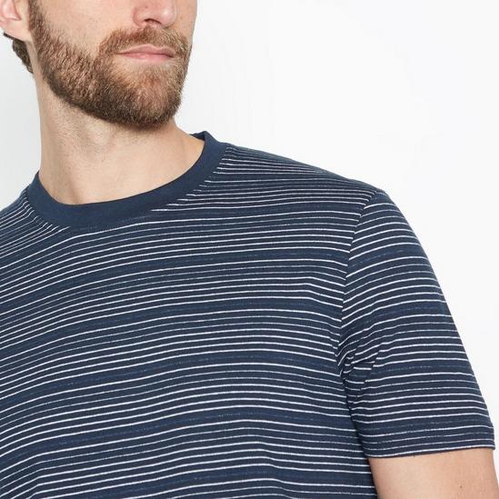 Maine Textured Striped T-Shirt 2