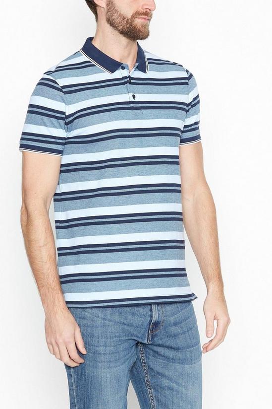 Maine Striped Polo Shirt 1