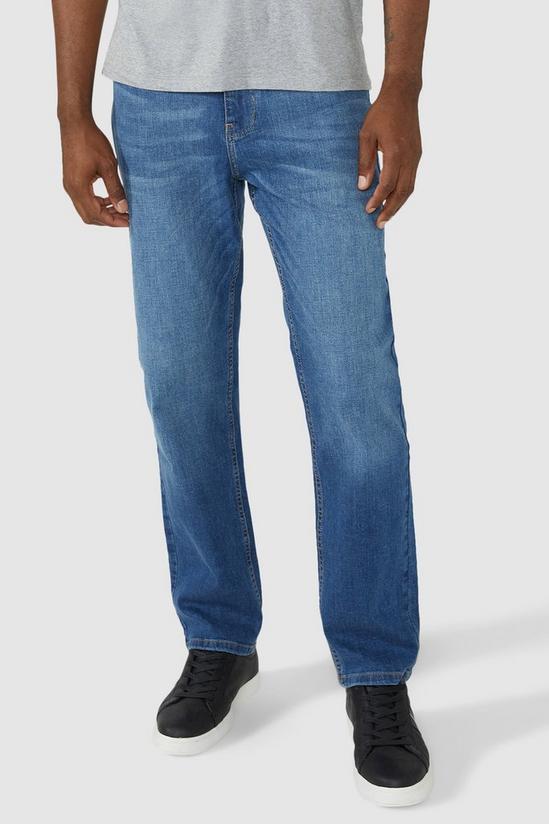 Maine Corey Mid Wash Straight Jean 1