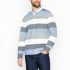 Maine Grey Striped Cotton Rugby Top thumbnail 2