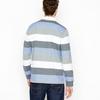 Maine Grey Striped Cotton Rugby Top thumbnail 4