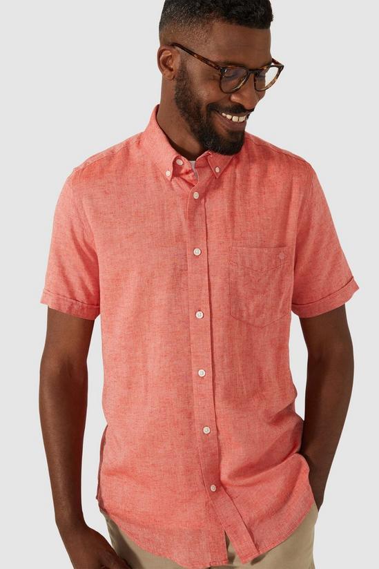 Maine Short Sleeve Cotton Linen Shirt 2
