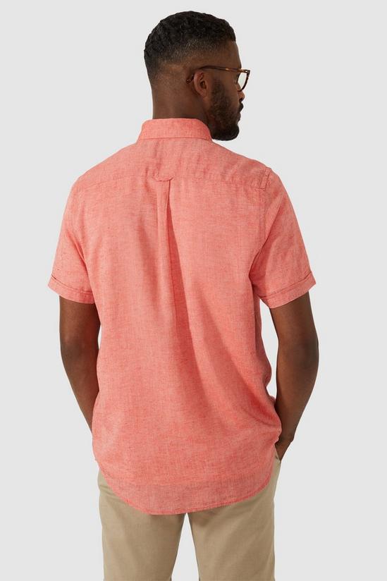 Maine Short Sleeve Cotton Linen Shirt 3