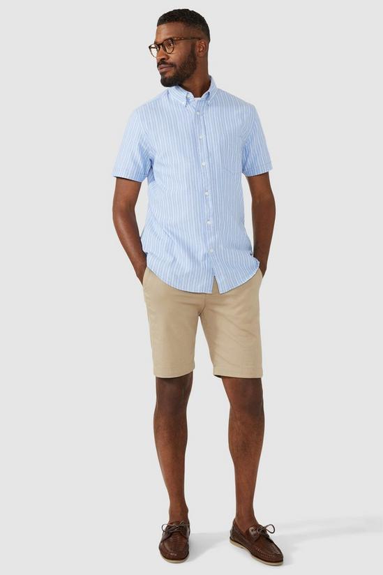 Maine Short Sleeve Nautical Stripe Shirt 1
