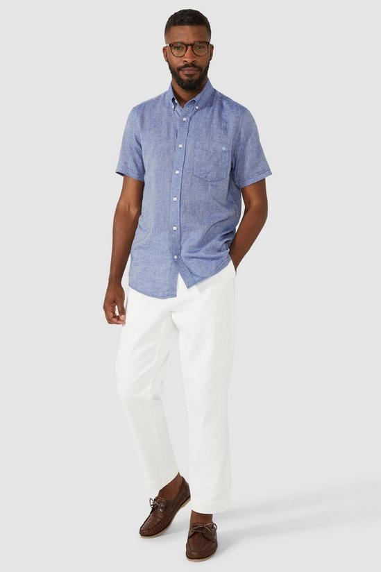 Maine Short Sleeve Cotton Linen Shirt 1
