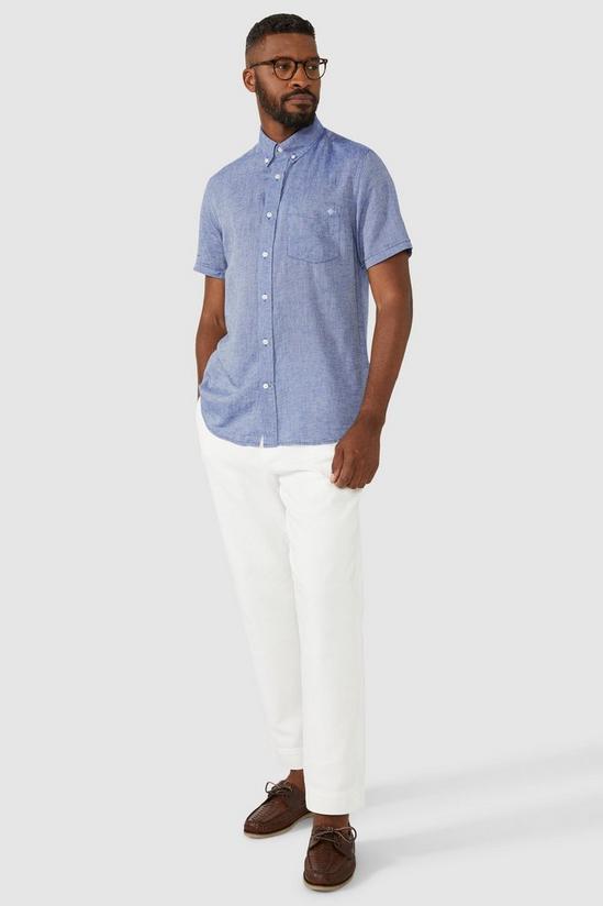 Maine Short Sleeve Cotton Linen Shirt 4