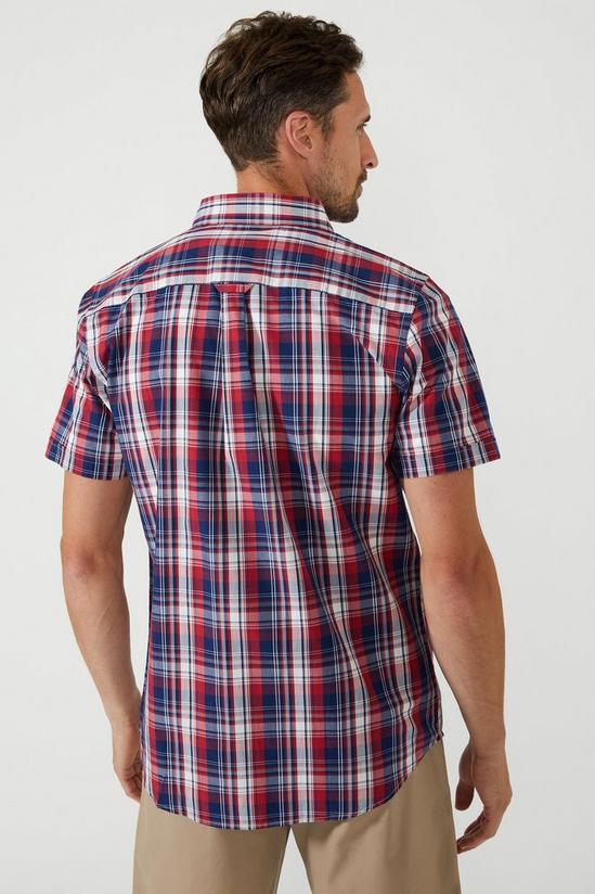 Maine Medium Check Short Sleeve Shirt 3
