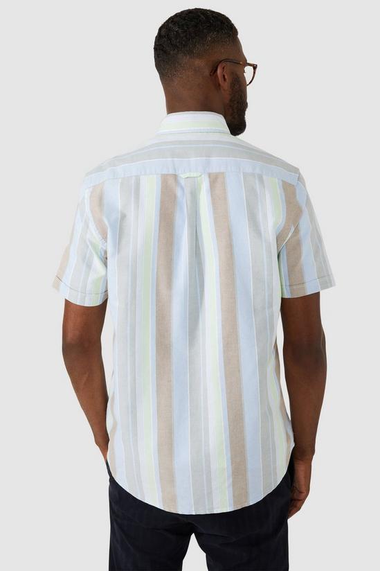 Maine Bold Stripe Short Sleeve Shirt 3