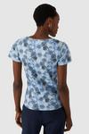 Maine Linear Floral Print Ruched Scoop Neck T-shirt thumbnail 3