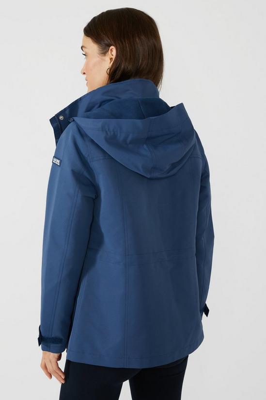 Maine Hooded Fleece Lined Shower Resistant Jacket 3