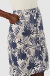 Maine Palm Leaf Print Button Through Skirt thumbnail 2