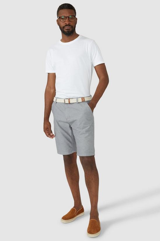 Maine Belted Cotton Oxford Short 1