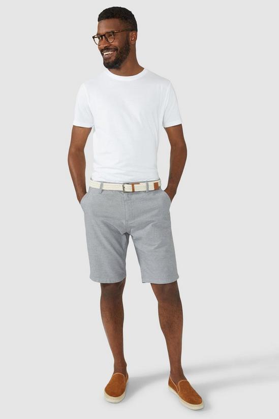 Maine Belted Cotton Oxford Short 4