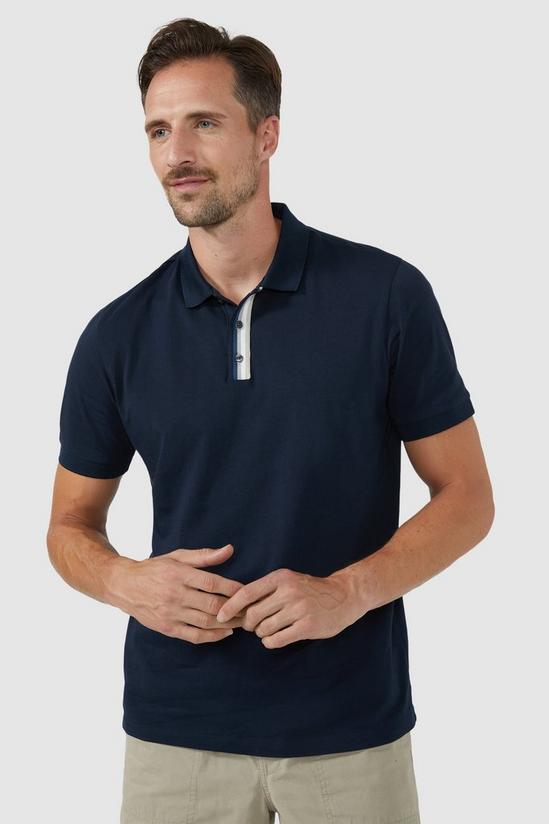 Maine Maine Knitted Placket Polo 2