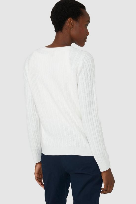 Maine Cable Scoop Neck Ultrasoft Jumper 3