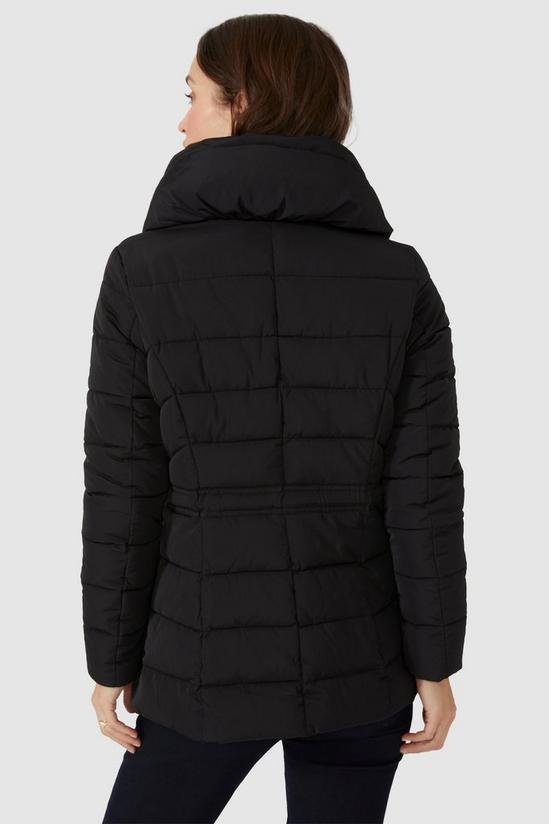 Maine Pillow Collar Faux Down Jacket 3