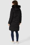 Maine Fur Hood Quilted Faux Down Coat thumbnail 3