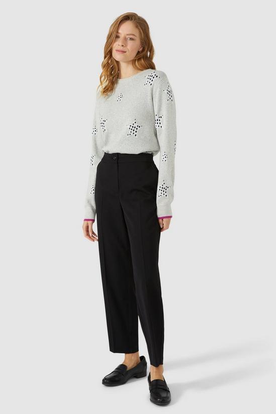 Maine Dalmation Star Intarsia With Cashmere Jumper 1