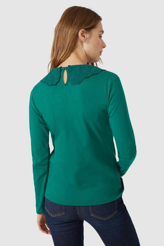 Maine Broderie Collar Top 4