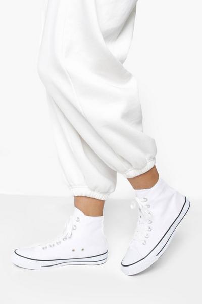 High Top Canvas Trainers