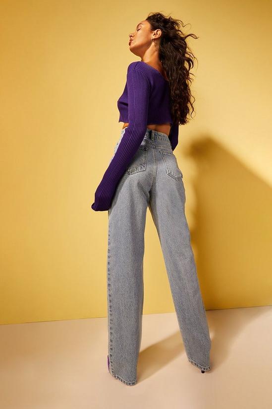 boohoo High Waisted 90s Fit Dad Jeans 2