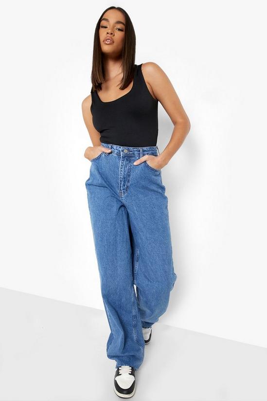 boohoo High Waisted 90s Fit Dad Jeans 6