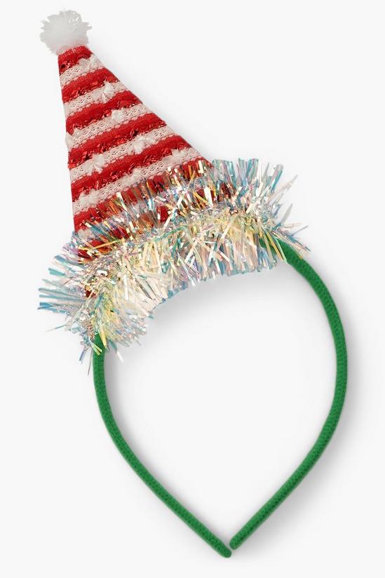 boohoo Tinsel Santa Headband 2