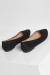 boohoo Wide Fit Pointed Toe Ballet Flats thumbnail 4