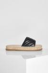boohoo Quilted Espadrille Mule thumbnail 2