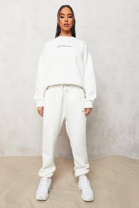 boohoo Woman Embroidered Sweater Tracksuit 4