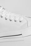 boohoo Wide Fit High Top Canvas Trainers thumbnail 5