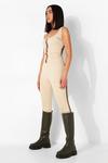 boohoo Wide Fit Chunky Pull On Knee High Boots thumbnail 1