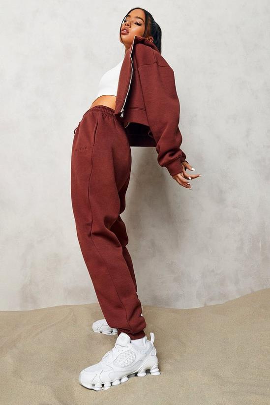 boohoo Official Cropped Zip Through Tracksuit 3